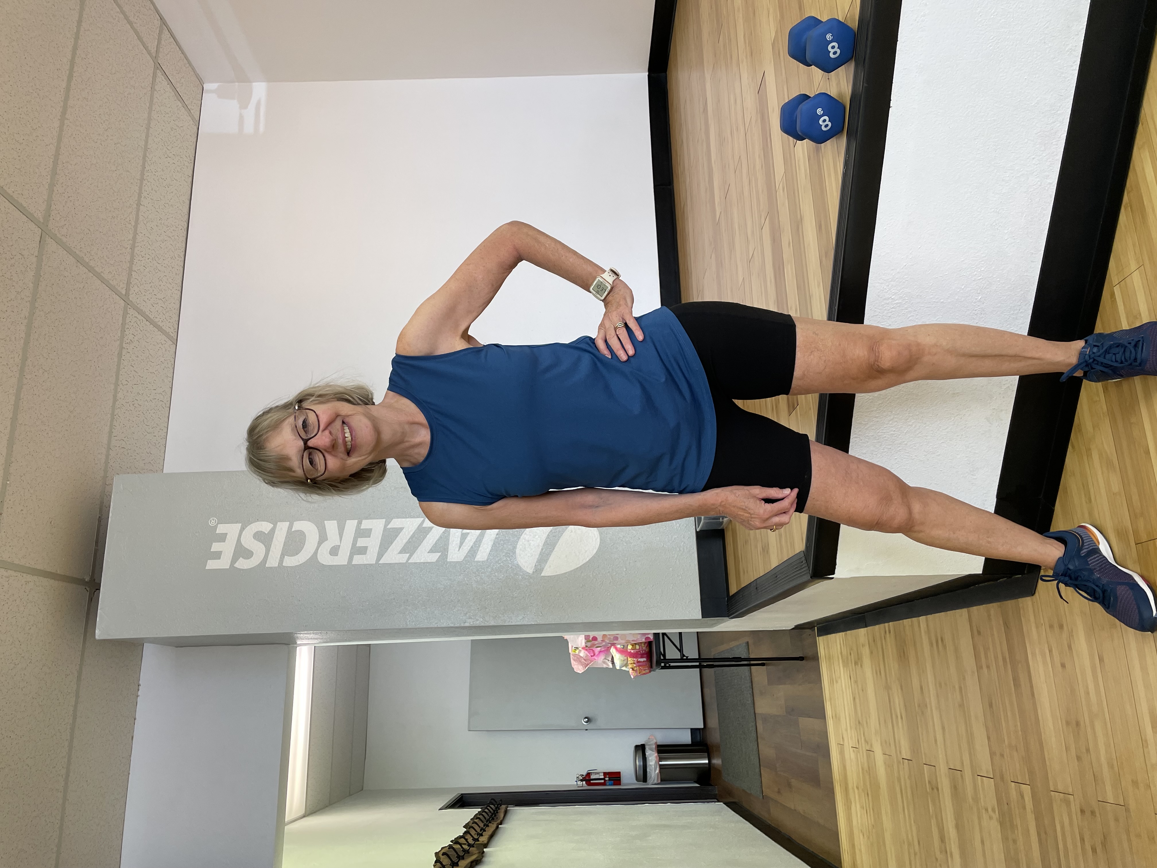 Carolyn at Jazzersize